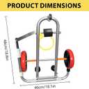 Toilet Installation Aid, closestool Installation Jack, Easy Moving and Repairing of Installation Aid, Portable Positioning Mobile Foldable Toilet Dolly Lift, Easy Alignment of Seals Lift Tool