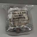 40 Pcs Neutral Matte Christmas Ball Ornaments Textured Rustic Boho White Brown Xmas Bulbs Ornaments with Velvet Ribbon 1.57 1.97 2.36 Inch Modern Christmas Decor for Tree Holiday Decor