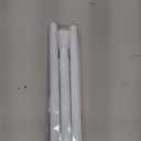 White Tension Curtain Rod for Windows 28 to 48 Inch,7/8"Small Shower Curtain Rod for Bathroom,Pressure Spring Tension Curtain Rod No Drilling for Closet Doorway Kitchen