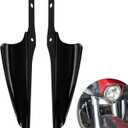 Motorcycle Fork Mount Wind Deflectors Fit for Harley Road King Street Glide Electra Glide FLHT FLHR FLHX 1995-2024 (Black)