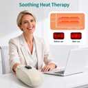 Nekteck Hand Massager with Heat and Compression, Cordless Hand and Wrist Massager for Carpal Tunnel, Arthritis, Stiffness and Joint Pain Relief, Gift for Women, Men, Seniors (Rechargeable)