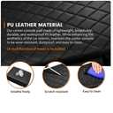 Rilsen Custom for Center Console Cover 2025 2026 Toyota 4runner Armrest Cover Accessories PU Leather Armrest Seat Box Cover Protector with Pockets Storage Bag