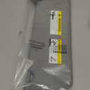 Left Drvier Side Sun Visor Fit for Honda Pilot 2017-2022, Honda Ridgeline 2018-2023 Replaces# 83280-TG7-A12ZB (Gray)