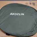 AKOZLIN Portable Pop Up Shower Tent Instant Privacy Dressing Changing Tent Outdoor Shower Room Camp Toilet Tent, 74.8" H x 39.4" W x 39.4" L