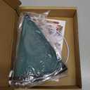 Small Scalloped Table Lamp Shades - Petal Lamp Shade for Table Lamps, Floor Lamps, bedside lamp and Pendant Light, UNO Fitter for E27, E26 and E14 Base (Dark Green, 3.5 * 15 * 7 inch - 1 Pack)