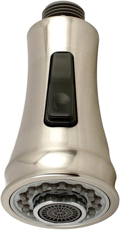 Kingston Brass KDH8818 2-Function Pull-Down Kitchen Faucet Sprayer Head, Brushed Nickel