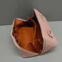 Large Capacity Travel Cosmetic Bag - Portable Makeup Bags for Women Waterproof PU Leather Checkered Makeup Organizer Bag with Dividers and Handle,Toiletry Bag for Cosmetics