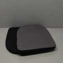 BUYUE Thickened 2.5" Friendly Woven Fabric Dining Chair Cushion, U-Shape High Density Foam Comfortable Chair Pad for Kitchen, Slip Resistant Indoor Seat Cushion (1 Piece, Dark Gray)