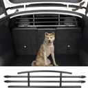for Tesla Model Y Dog Barrier Adjustable Large Pet Protective Barrier Anti-bite Heavy-Duty Metal Stainless Steel for Dog Travel Accessories 2021 2022 2023 2024