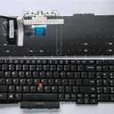 Laptop Replacement US Layout Keyboard for Lenovo Thinkpad E15 Gen 3 20YG 20YH 20YJ 20YK E5-511 E5-511G E5-571 E5-571G ES1-531 ES1-731 Without Frame,TrackPoint,No Backlit Black