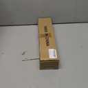 White Curtain Rods for Windows 28-48 inch, 2 Pack 5/8" Curtain Rod Set with Brackets, Splicing Adjustable Curtain Rod for Bedroom, Kitchen, Living Room, Matte White