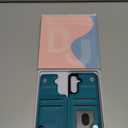 DJDUCK Designed for Samsung Galaxy S24 Plus Case Wallet with Card Holder, [Magnetic Clasp Cover] [RFID Blocking Leather Protection] Shockproof Women Men Cases for Samsung S24 Plus Blue Green