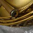 weharnar Cupcake Stand - 3 Tier Metal Cupcake Tower - Dessert Table Display Set Round Cake Holder Tiered Serving Tray for Cup Cakes Desserts Fruits Candy Cookie Buffet, Gold