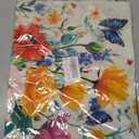 Spring Floral Garden Flag Colorful Flower Welcome Yard Outdoor Flag Double Sided 12x18 Inch