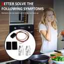 4 Pack WB17T10006 Range Surface Burner Terminal Block Kit by puxyblue Fit for G-E Ken-More Hot-Point Ranges/Stoves/Ovens - Replaces AP3203326 WB17K10003