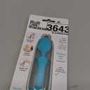 Nuby Diaper Cream Soft Silicone Brush with Suction Base & Hygienic Travel Case, Mini Size, Aqua