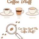 Coffee Bluff, Friends and Family game night companion, Card Games for Adults, party games, Family Board Games for Kids and Adults, Adult Games for Game Night, Brain games for adults, Family games