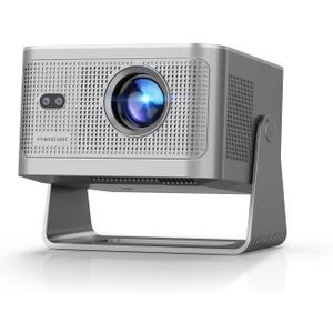 Magcubic Smart Projector 4K Support, Portable Projector with Wifi and Bluetooth, TV Stick Built-in, Auto Focus & Obstacle Avoidance, 650 ANSI, Voice Control, Home Theater Movie Proyector Outdoor