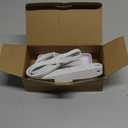 CABOCASA 3FT Ultra Flat Plug Extension Cord Power Strip with 3 Outlets, Patented Detachable Ultra-Thin Outlet Cover Concealer & Ultra-Flat Plug, Max. 13A 125V 1625W ETL Listed, White Color