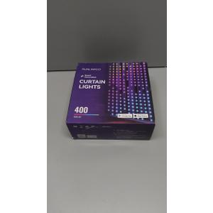 LED Curtain Light, 400 LEDs, Smart RGB+IC Color Changing Holiday Wall Lights, 6.6 x 6.6ft Indoor Dynamic DIY LED String Lights, APP Remote Control, For Bedroom, Living Room, Window Decor, Party