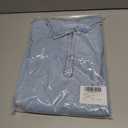 Women's Half Zip Denim Sweatshirts Fashion Long Sleeve Shirt Jean Pullover Hoodies (X-Large, Light Blue)