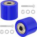 Windance 2Pcs 8mm Chain Tensioner Guide Wheel, Drive Chain Pulley Roller for Dirt Pit Bikes Street Bikes Motorcycles ATV Off Road (Blue)