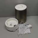 Homvana Humidifiers for Bedroom Home, 3.6 L Cool Mist Top-Fill 34H Super Long Time, Quiet 23dB, Baby Humidifier, Oil Diffuser for Large Room, House, Plant, Nursery, Office, BPA FREE, Ultrasonic (Grey)