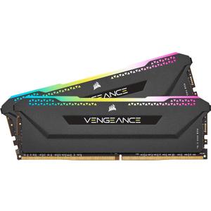 Corsair Vengeance RGB Pro SL 32GB (2x16GB) DDR4 3200 (PC4-25600) C16 1.35V Optimized for AMD Ryzen - Black (CMH32GX4M2Z3200C16)