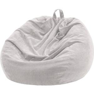 Nobildonna Bean Bag Chair Cover (No Filler) for Kids and Adults, Beanbag Stuffed Animal Storage Without Filling Plush Toys Holder and Organizer Soft Premium Corduroy 200L
