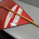 Corona 71.62 in. L x 30 in. W Poly Rake Wood Handle