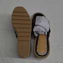 Coutgo Women's Wedge Sandals Platform Espadrille Heel Chain Slip On Casual Summer Slides Size 5