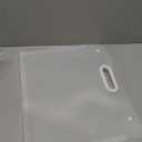 Chinco 2 Pcs Plastic Art Portfolio Bag for Kids 17.32 x 14.17 Inches Art Portfolio Folder for Artwork Case with Handles Waterproof Storage Case for Kids Teachers Drawing Artwork Keepsakes Poster