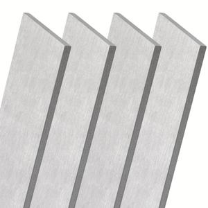 ZAVOOS 4 Pack 1095 Steel Flat Stock, High Carbon Annealed Steel Bar for Knife Making, 12" x 1.5" x 0.12" Cold Rolled Knife Blanks for Forging Blacksmithing, Professional Hobbyist Use