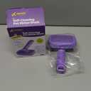 Hertzko Self Cleaning Slicker Brush for Dogs and Cats - Pet Hair Brush for Shedding Long and Short Hair - Easy Clean Retractable Bristles - Cat and Dog Grooming Tool - Purple