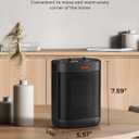 1000W Space Heater, Small Ceramic Space Heater with Thermostat, Mini Portable Electric Heater with Fast Safety Heat, Multiple Protection for Home Office Desk