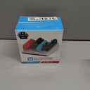 2 x Kinwin Charging Dock for Nintendo Switch 2/1/OLED for Joy-con, Magnetic Charger Station for Joycon 2, Stand Accessory for Switch 2/1/OLED