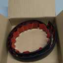 Rubber Door Threshold Ramp Self-Adhesive Rubber Ramp for Door Threshold 2/5 Inch Rise for Wheelchair Scooter Doorway Floor Tile Threshold Transition Strip Reducer (Black, 2 in Wide x 3.3 Ft Long)