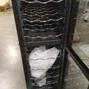 Nutrichef 27 Bottle Wine Fridge | Dual Zone Wine Chiller | Adjustable Temperature 41F to 64F | Ultra Quiet Operation | Wine Cooler For Home, & Office | Free Standing 43x11x23 IN (Black)