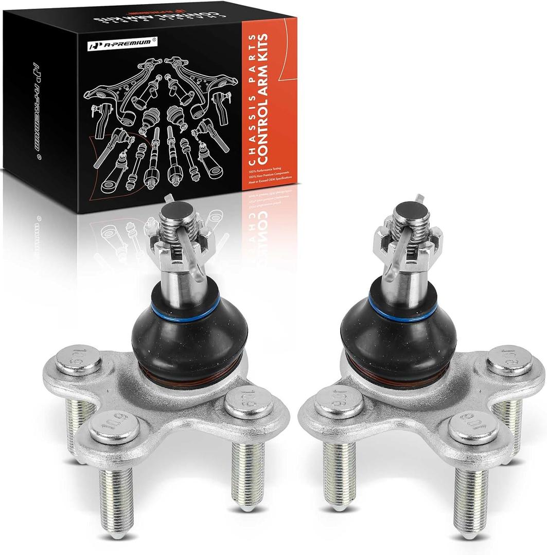 A-Premium 2 x Front Lower Ball Joint, Compatible with Honda CR-V 2017-2023, Civic 2016-2023, Accord 2018-2024, Insight 2019-2022 & Acura RDX 2019-2023