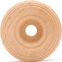 Mini Wood Wheels Treaded Style, 1-1/2 Inch Diameter, Pack of 50, for Crafts and DIY Car Models, by Woodpeckers