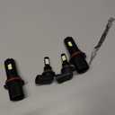 Fit For Ford Fusion 2006-2018 Light Bulbs, H7 High Beam + H11 Low Beam + H11 Fog Light Bulb, 6-Pack