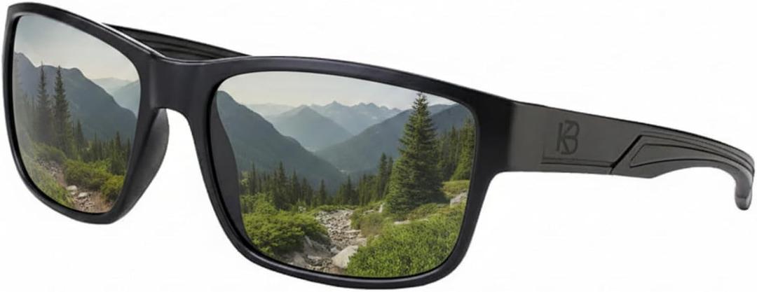 Polarized HD Genuine Glass Sunglasses for Men and Women, Italian Design, Anti-Glare,UV400,Corning True Glass Lenses