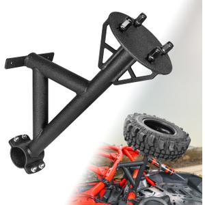 Heavy Duty Metal Spare Tire Mount Storage Rack,Spare Tire Carrier Holder Compatible with for 2017-2023 Can Am Maverick X3 X3 Max Turbo R RR 64" and 72" Models Fits Holds Up to 34" Tire