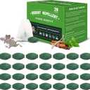 Mouse Repellent Tablets (28-Pack) - Powerful Peppermint Oil Rodent Repellent for Indoor & Outdoor Use, Cars, Home - Also Repels Rats, Squirrels, Ants, Roaches, Spiders - Safe for Family & Pets