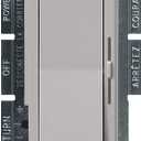 Lutron Diva LED+ Dimmer Light Switch for Dimmable LED, Halogen, and Incandescent Bulbs, 150 Watt, Single-Pole or 3-Way, DVCL-153P-GR, Gray