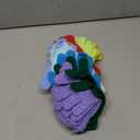 72 Pieces Exfoliating Glove Double Sided Shower Gloves with Hanging Loop Exfoliating Body Scrubber for Men Women Children Beauty Spa Massage Skin Shower Scrubber Bathing, 18 Colors