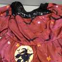 AOBUTE Women Halloween Dress Lace Flutter Sleeve A-Line Party Dresses (Castle Witch Red, XXL)