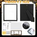 Seenelling 17 x 21 Large Graduation Shadow Box Frame for Cap Gown Class of 2026 Picture Frame Graduation Shadow Box Grad Display Cases with LED Lights Grad Gift for Diploma Stole Cords Memory Keepsake