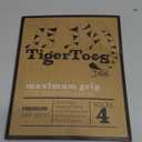 DOK TigerToes Premium Non-Slip Dog Socks for Hardwood Floors - Extra-Thick Grip That Works Even When Twisted - Prevents Licking, Slipping, and Great for Dog Paw Protection - Size Small (Classic Grey)