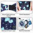 Paw Legend Washable Dogs Diapers Male Dog Belly Bands for Male Dogs Diapers Reusable Puppy & Doggie Diapers Male (3 Pack, Large)
